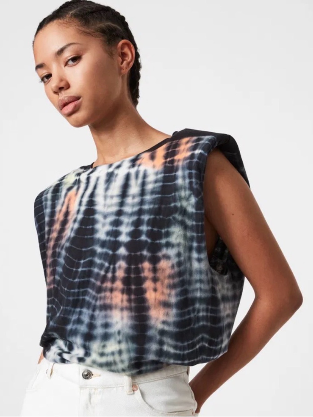 All Saints Coni Tie Dye Tank